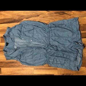 Blue jean romper